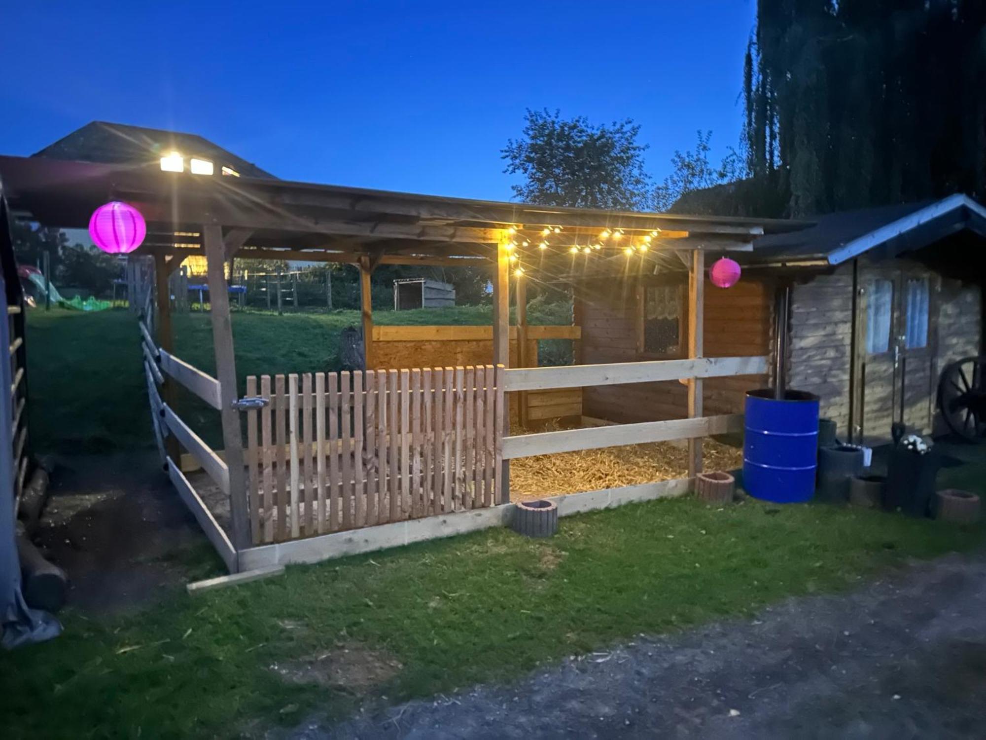 Fewo Im Reit- Und Ponyparadies Roos Halle  エクステリア 写真